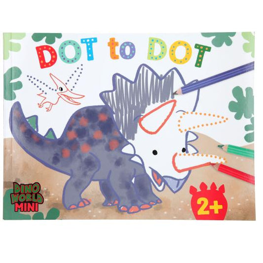 Carte Colorat, Dino World, Dot to Dot