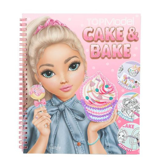 TOPModel Carte Creativitate cu Paiete Cake&Bake