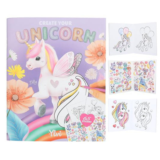 Ylvi Carte de Colorat Unicorn