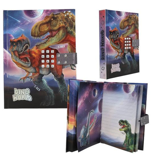 Dino World Jurnal cu Cod si Sunet