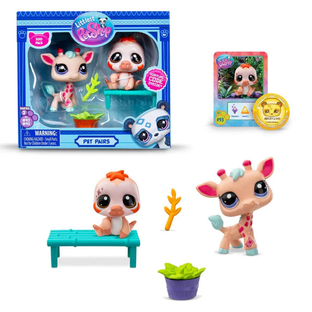 Littlest Pet Shop seria 2, Set 2 Animalute - Zoo Pals
