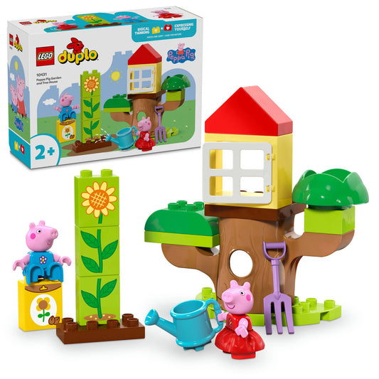 LEGO® DUPLO® - Gradina si casa din copac a Purcelusei Peppa 10431, 20 piese
