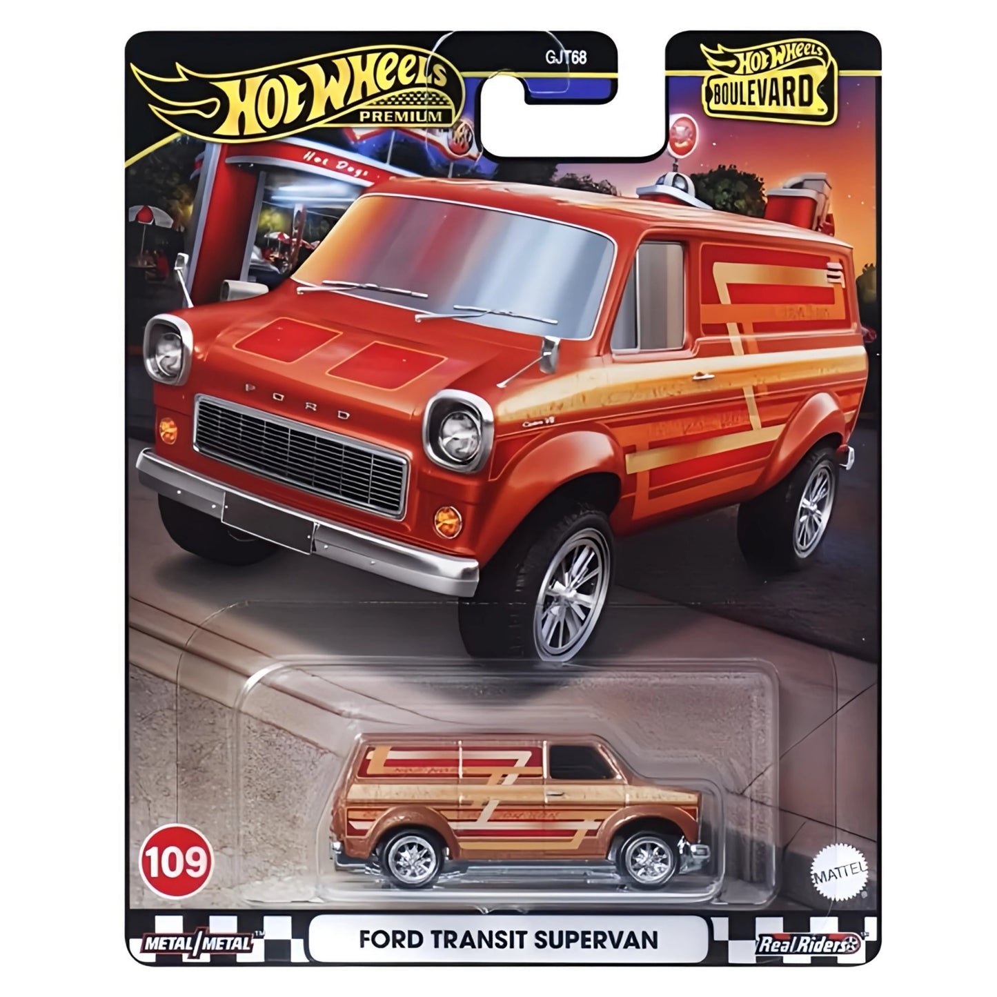 Hot Wheels Masinuta Premium Boulevard 1:64 - Ford Transit Supervan