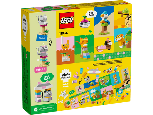 LEGO® Classic - Animalute creative 11034, 450 piese