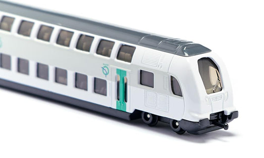 Jucarie automotor trenulet metalic cu etaj SIKU 1791, RATP, scara 1:87