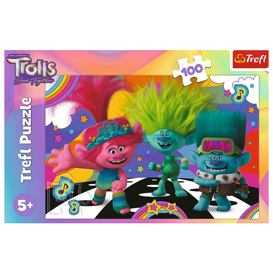 Puzzle 100 piese - Trolli haiosi