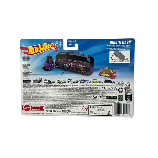 Camion transportor cu masina de curse - Dine 'N Dash