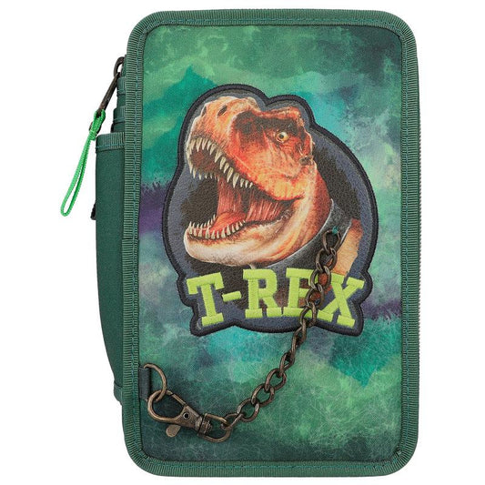 Penar Dino World triplu T-Rex, verde, 13 x 7.5 x 20 cm