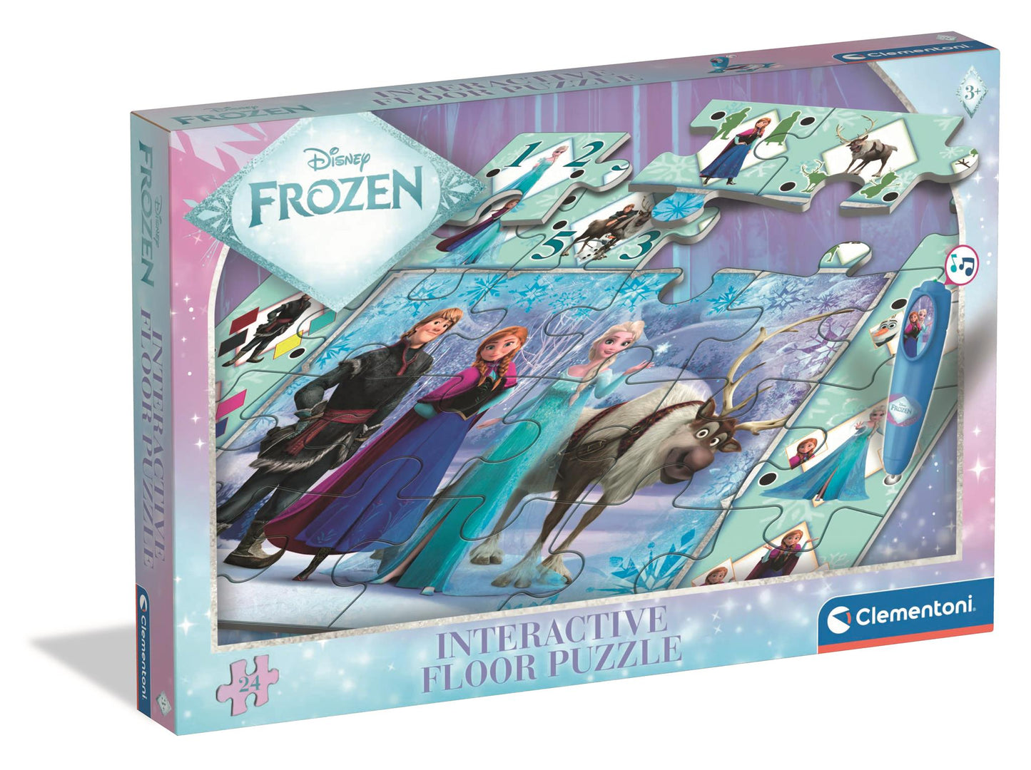 Covor Puzzle Interactiv - 24 piese - Frozen