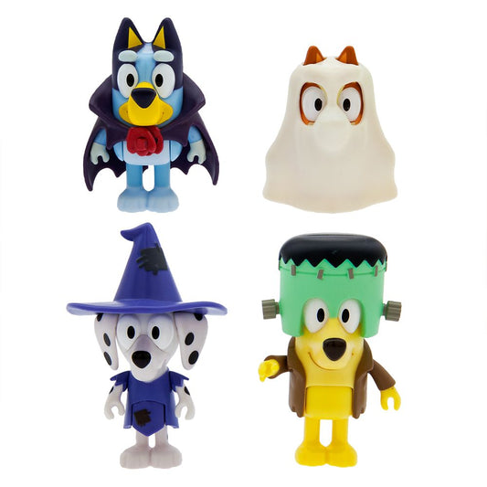 Bluey - Set 4 Figurine - Halloween