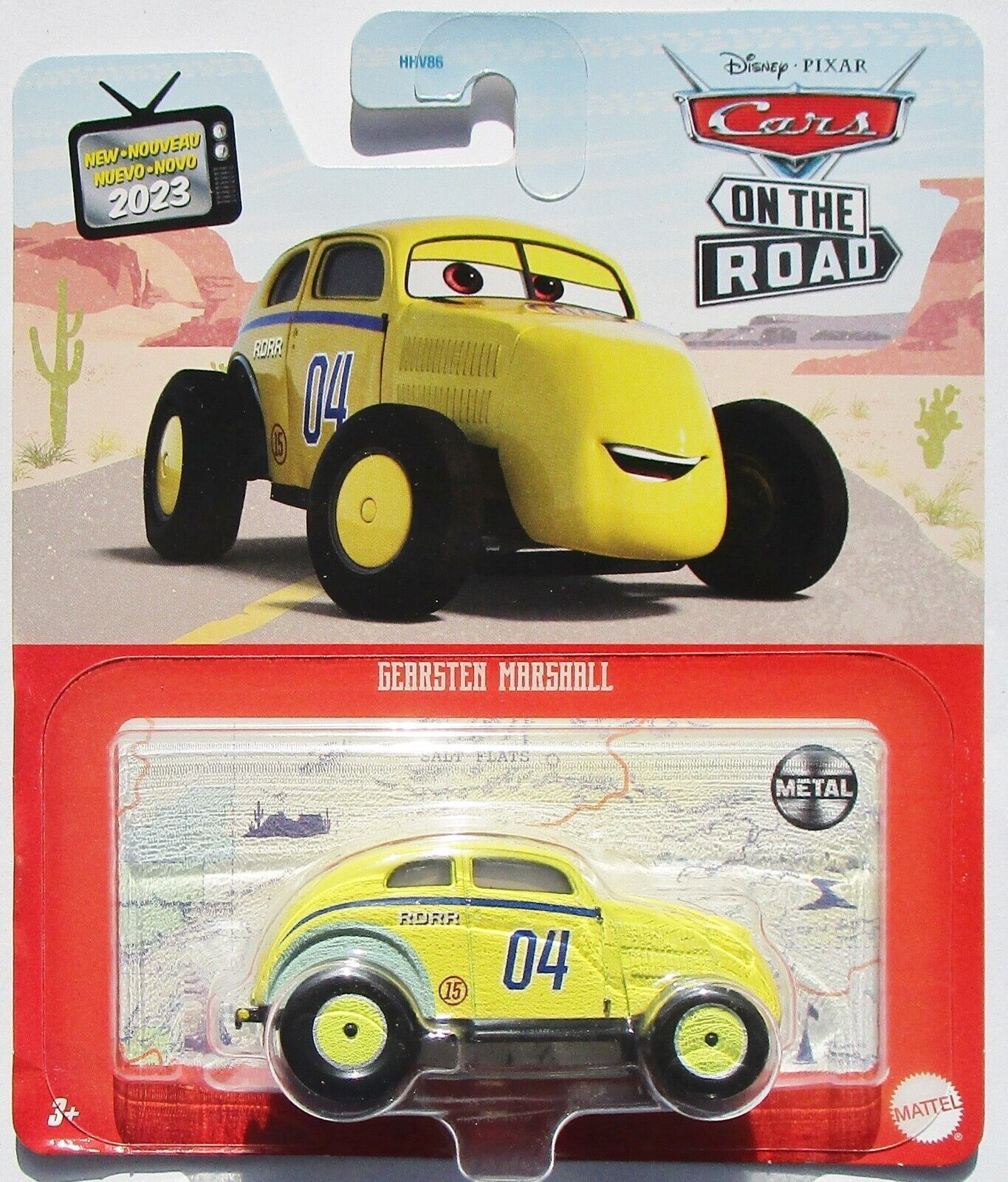 Masina Gearsten Marshall, Mattel, Plastic/Metal, 1:55, Galben