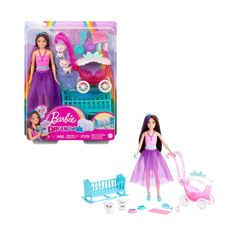 Set de joaca Barbie - Skipper Babysitter cu oite