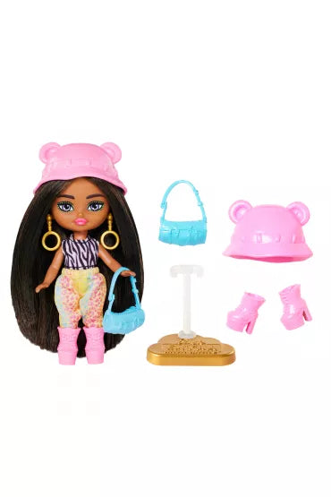 Barbie Extra Mini Minis papusa, bruneta