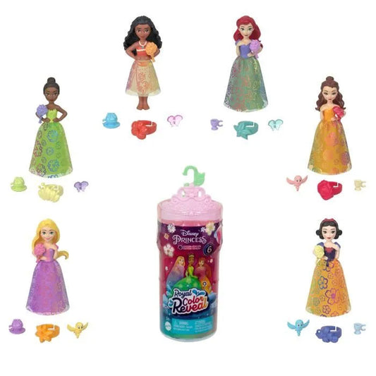 Mini Papusa Disney Princess, Royal Color Reveal Spring