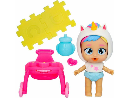 Papusa Cry Babies Play Time - Dreamy cu premergator