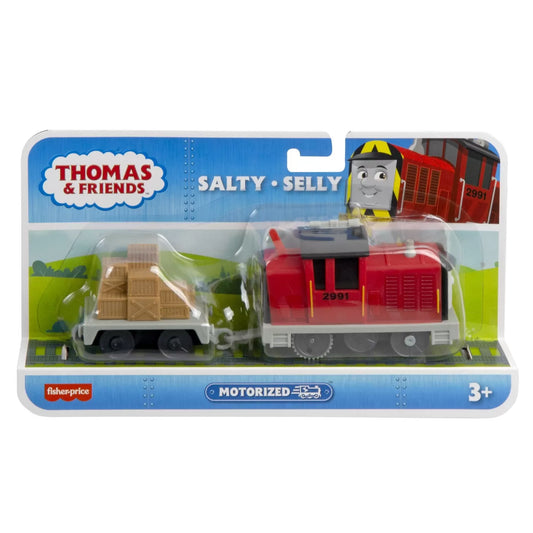 Locomotiva motorizata Thomas si prietenii Selly cu vagon