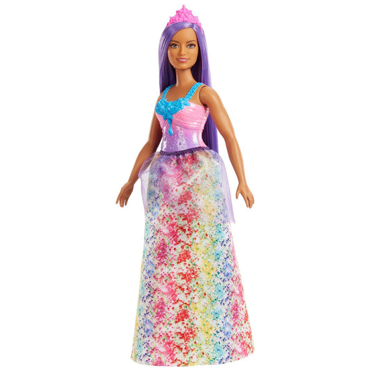 Papusa Barbie Dreamtopia - Printesa cu par mov