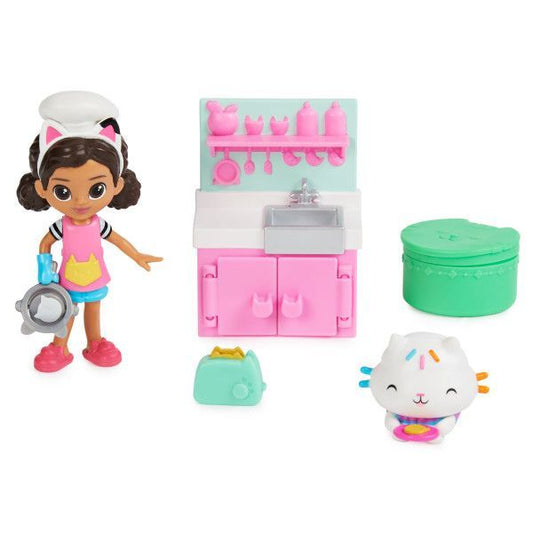 Set de joaca Gabby's Dollhouse, Cat-tivity Pack - Bucătarul Gabby