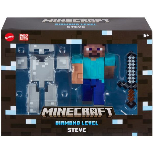 Figurina Minecraft, Steve cu armura diamant