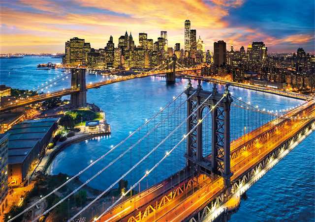 Puzzle 3000 Piese - Poduri in New York