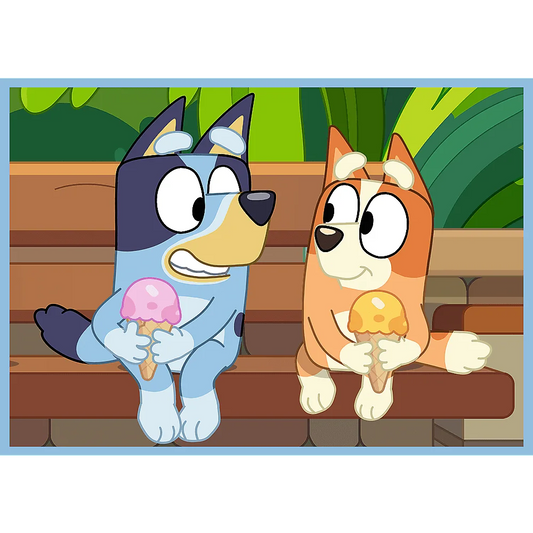 Puzzle 4 in 1 - Lumea lui Bluey