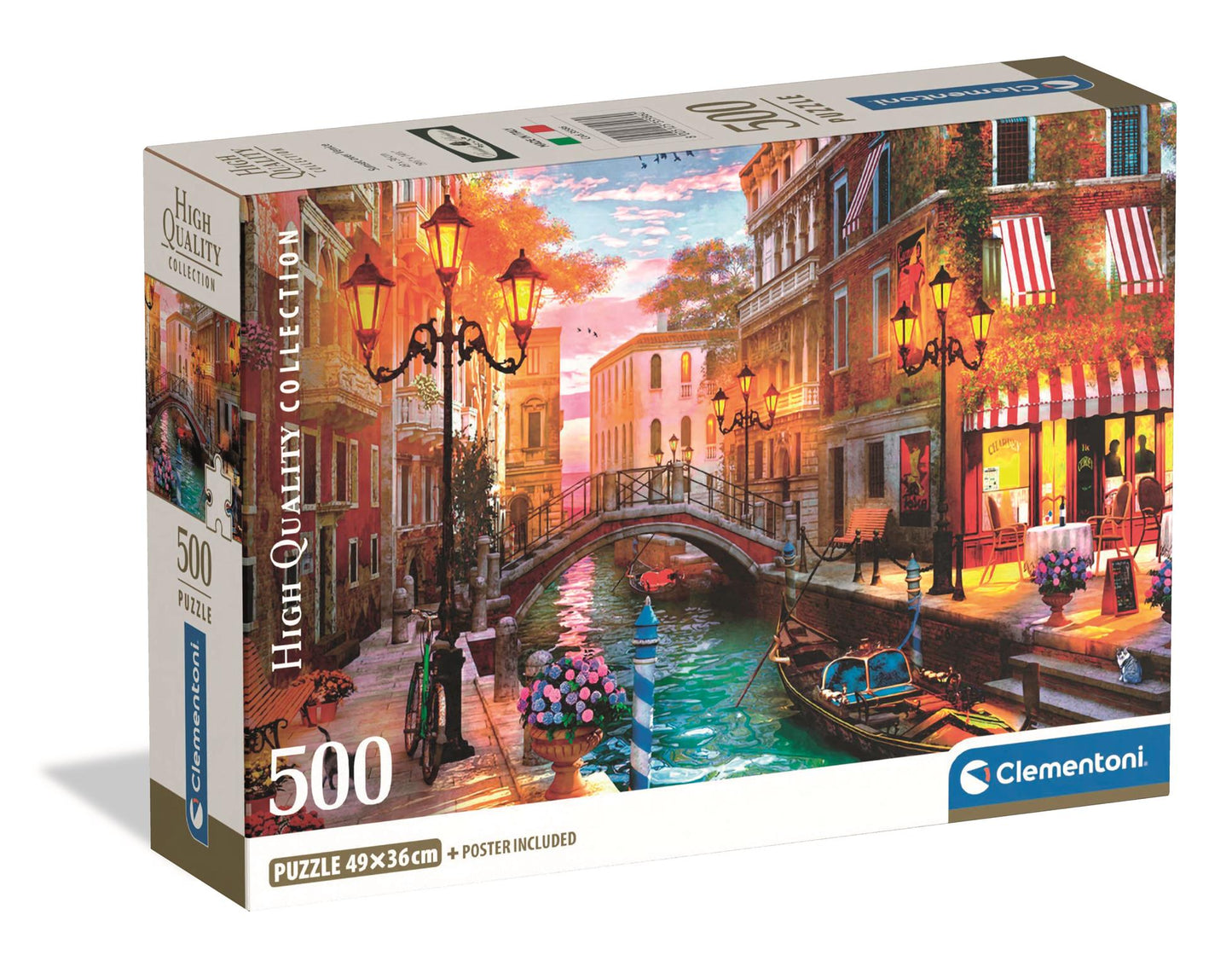 Puzzle Compact 500 Piese - Sunset Over Venice