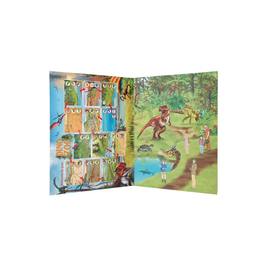 Dino World Carte Colorat Zoo