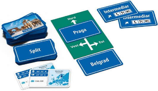 Joc de societate Hai Hui prin Europa