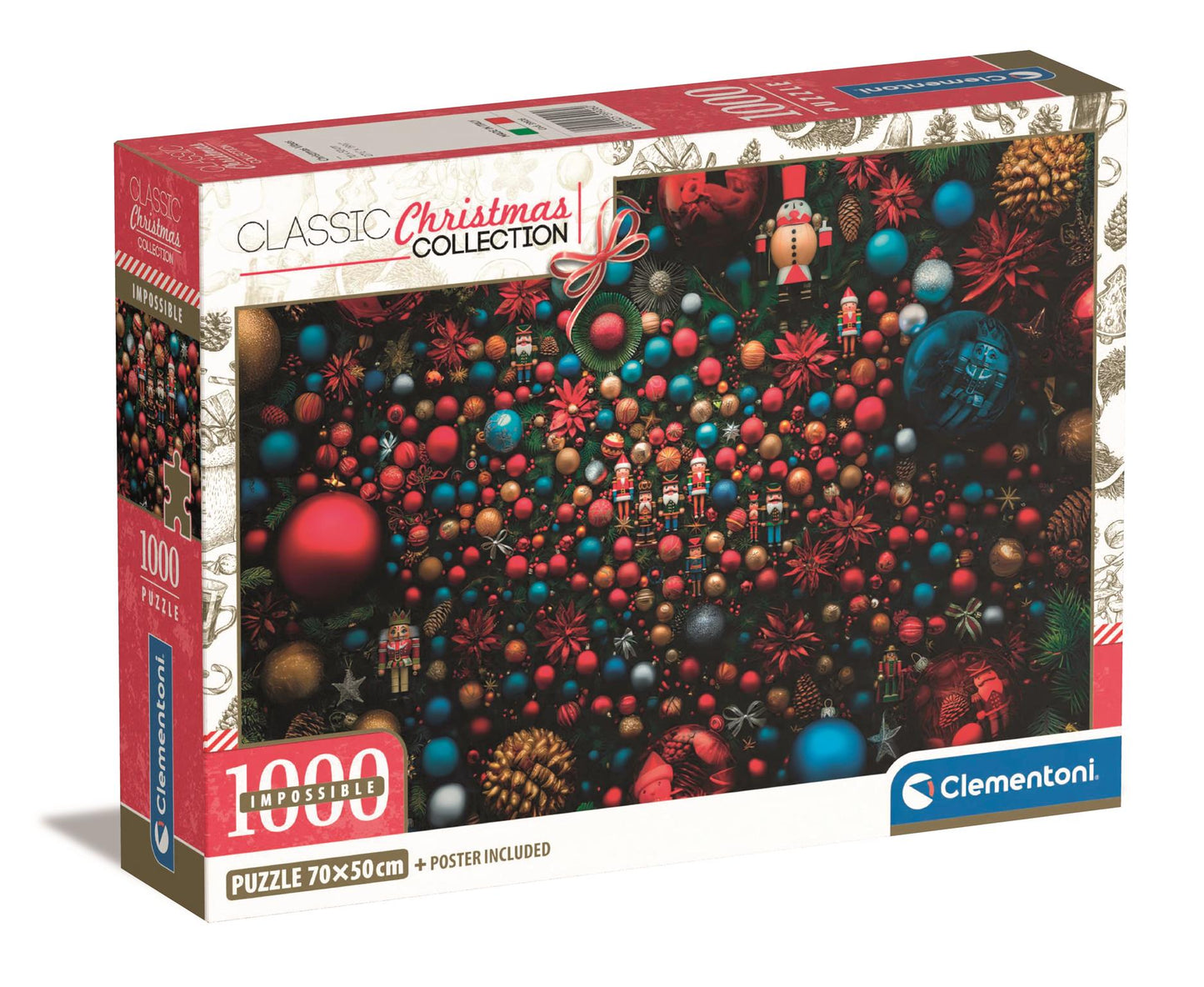 Puzzle Compact 1000 Piese - Impossible Christmas Vibes