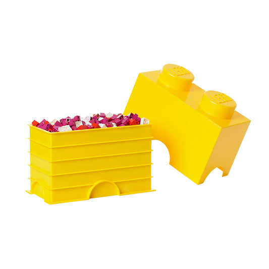 Cutie depozitare LEGO 2x1 - Galben