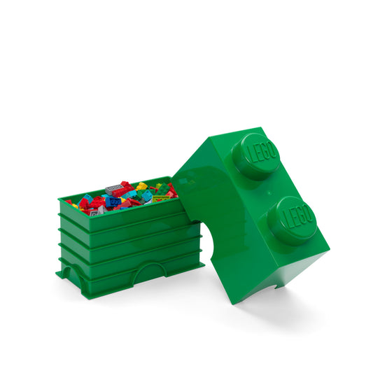 Cutie depozitare LEGO 2x1 - Verde