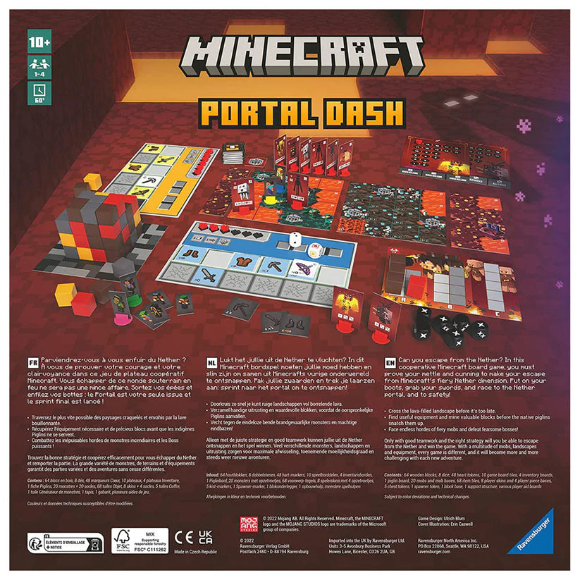 Joc de societate Minecraft Portal Dash
