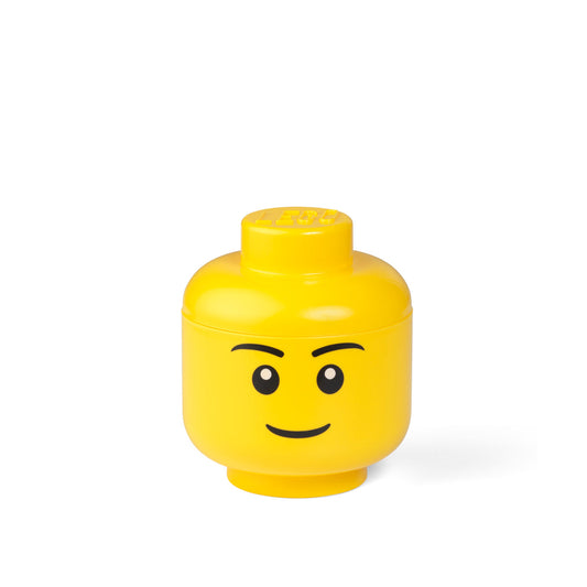 Cutie Depozitare Mica (S) Cap Minifigurina LEGO (16x18,5cm) - Baiat