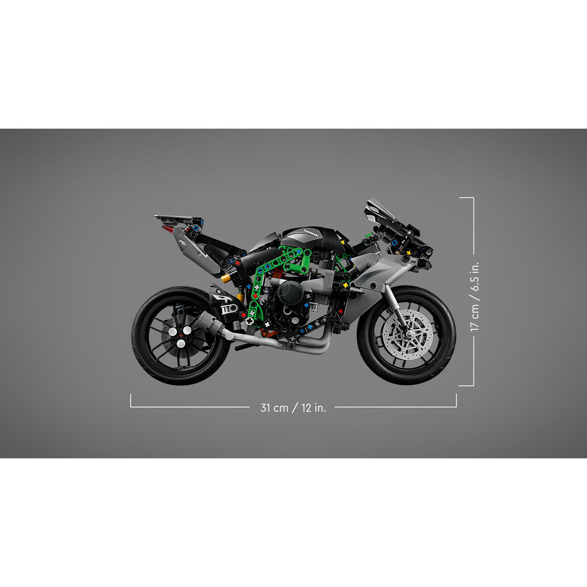 LEGO® Technic - Motocicleta Kawasaki Ninja H2R 42170, 643 piese