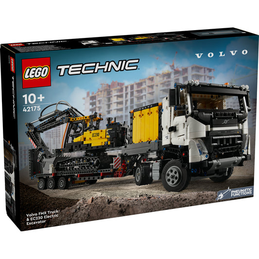 LEGO® Technic - Camionul FMX si excavatorul electric EC230 de la Volvo 42175, 2274 piese