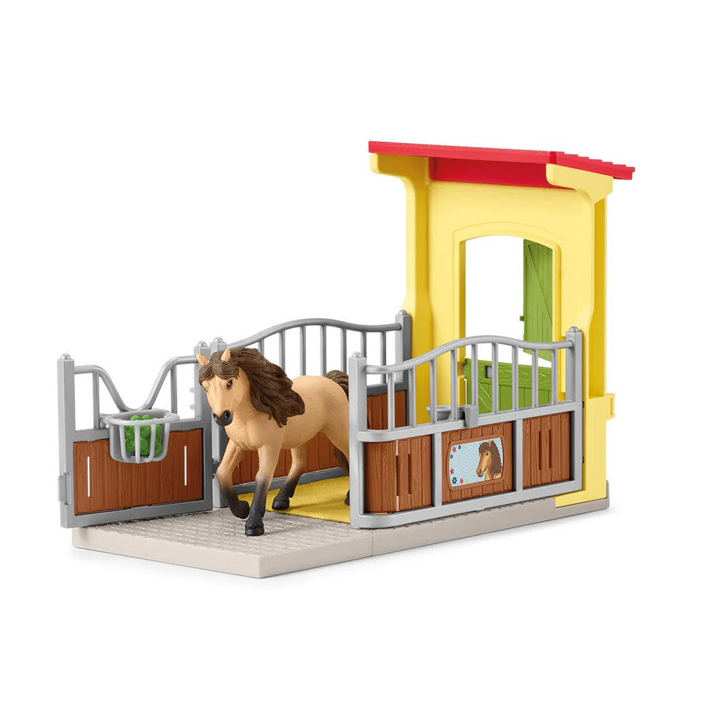 Set Schleich, Boxa pentru ponei cu Iceland pony
