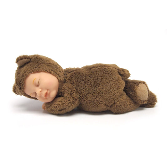 Papusa Anne Geddes - Pui de ursulet 23 cm - ciocolatiu