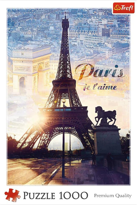 Puzzle 1000 piese - Paris in zori