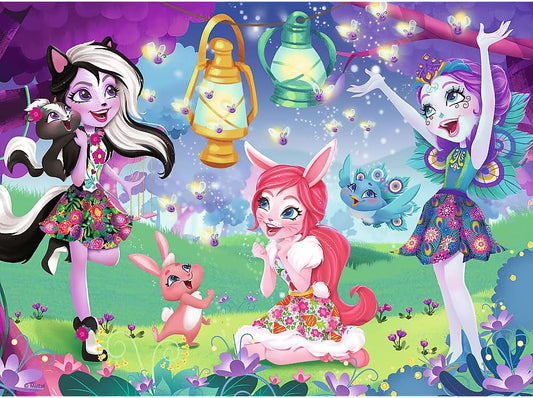 Puzzle 30 piese - Enchantimals - Lumea magica