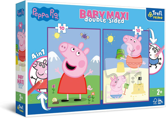 Puzzle 2x10 Baby Maxi - Peppa Pig