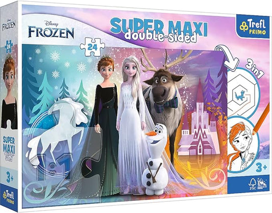 Puzzle 24 Super Maxi - Frozen II - Regatul inghetat