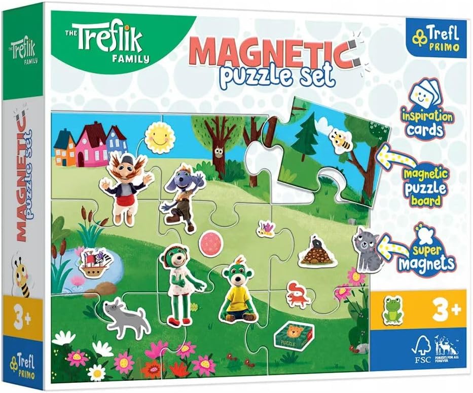 Puzzle Magnetic 9 piese - Ziua lui Treflik