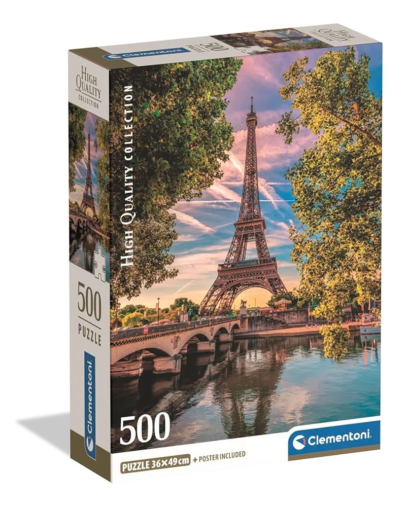 Puzzle Compact 500 Piese - Along The Seine