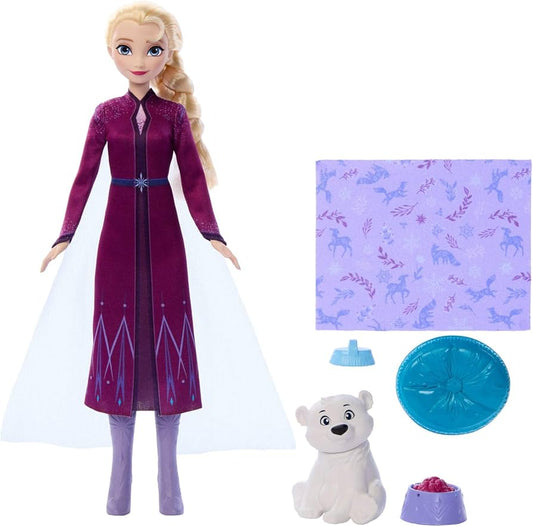Papusa Disney Frozen Elsa & Baby Bear
