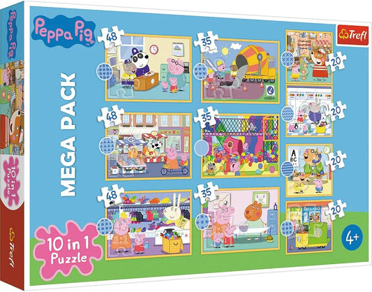 Puzzle 10 in 1 (20-35-48) - Intalnirea cu Peppa Pig