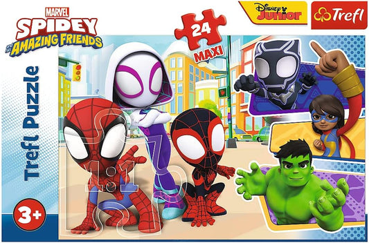 Puzzle 24 Maxi - Spidey si prietenii lui extraordinari
