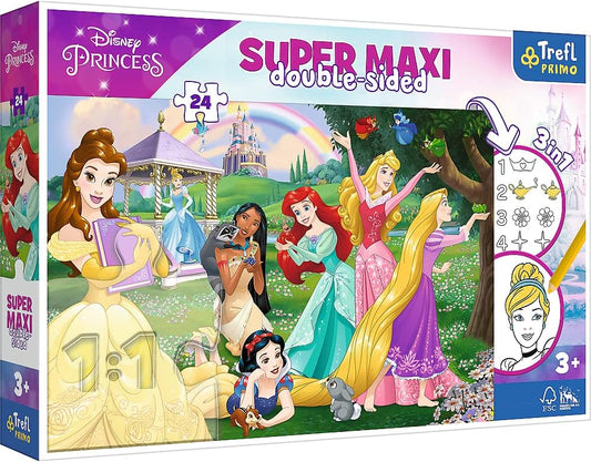 Puzzle 24 Super Maxi - Printesele Disney