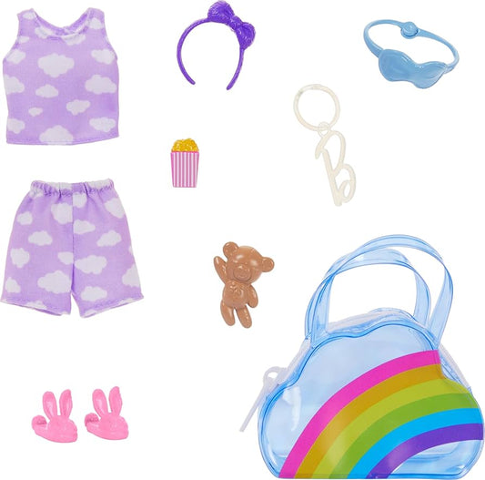 Barbie geanta de lux cu tinuta si accesorii , HJT48