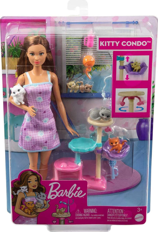 Set de joaca Barbie, ansamblu pentru pisici