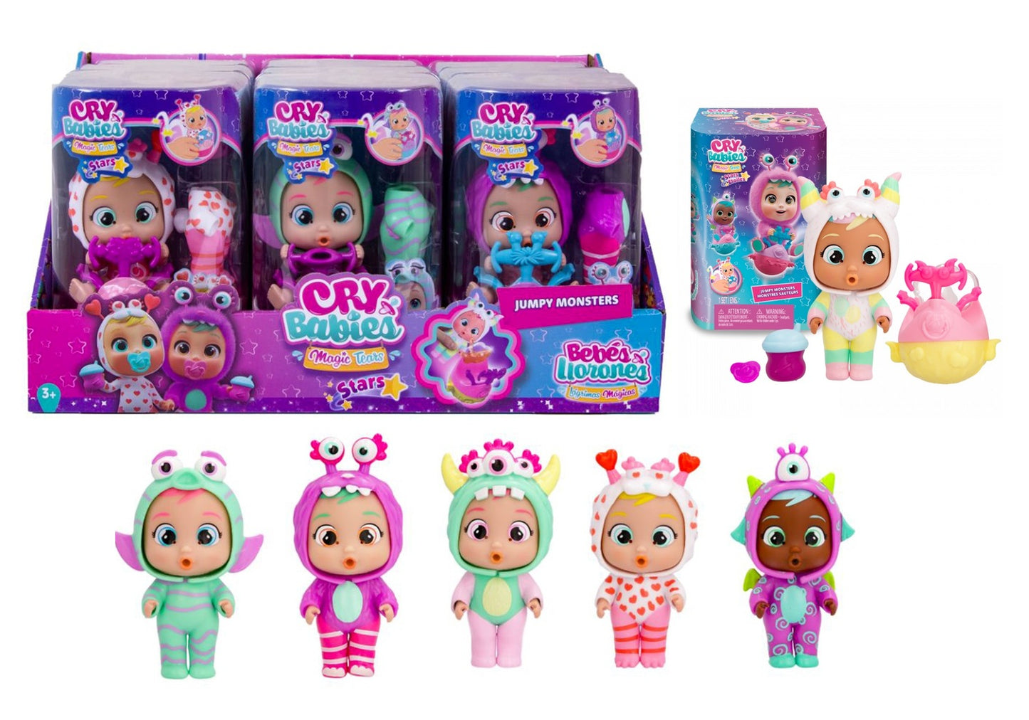 Cry Babies Magic Tears Stars Jumpy Monsters - Zaza